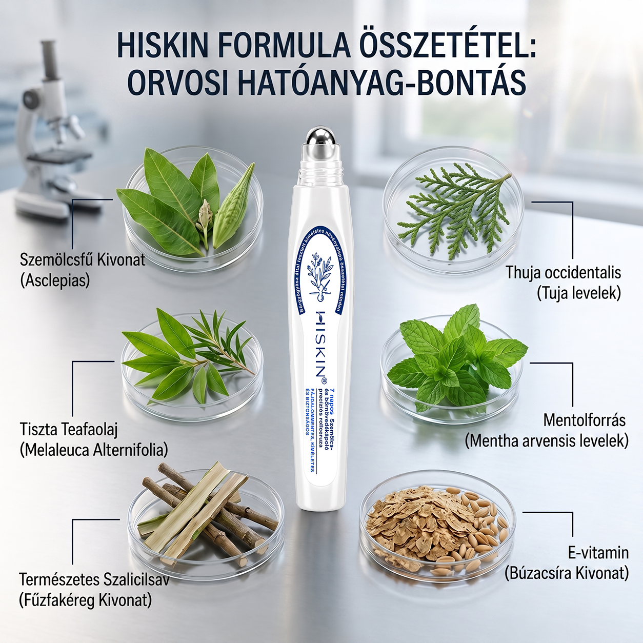 Hivatalos Márkabolt | 🚢 Hiskin® 7 napos Szemölcseltávolító Roll-on Ápoló Folyadék (Fájdalommentes rollerball technológia, hegek nélkül) 🐬